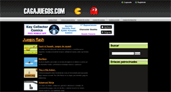 Desktop Screenshot of cagajuegos.com