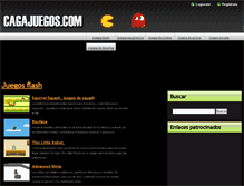 Tablet Screenshot of cagajuegos.com